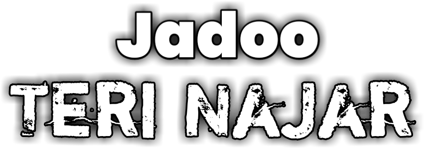 Jadoo Teri Najar Text Graphic