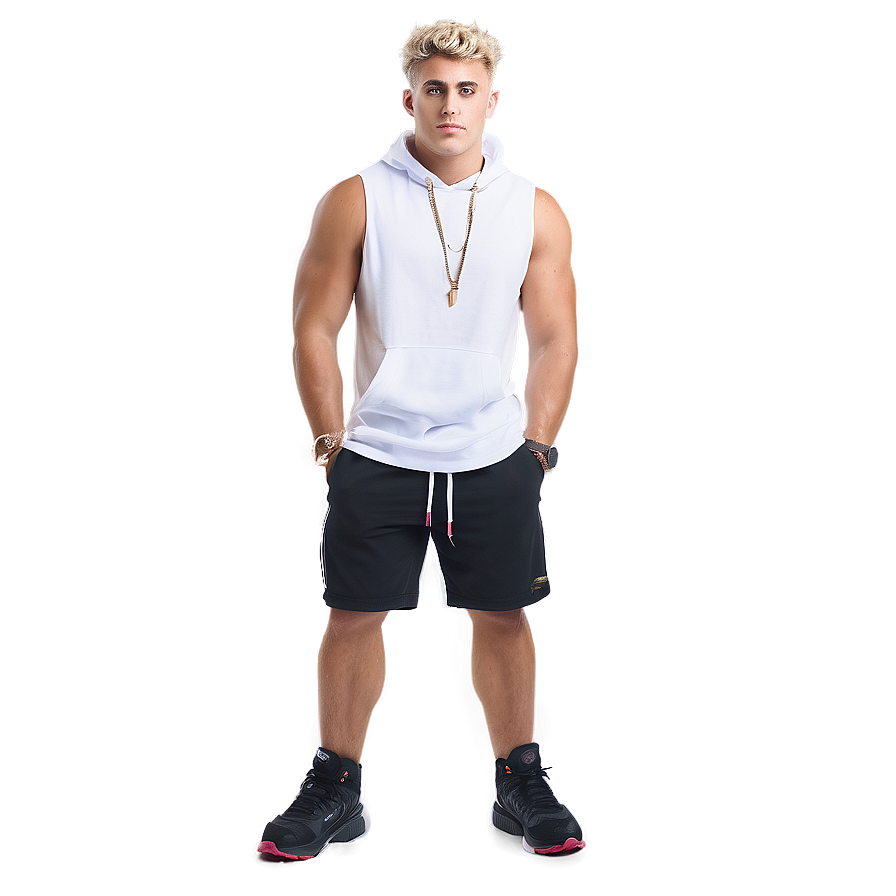 Jake Paul Casual Sportswear Pose