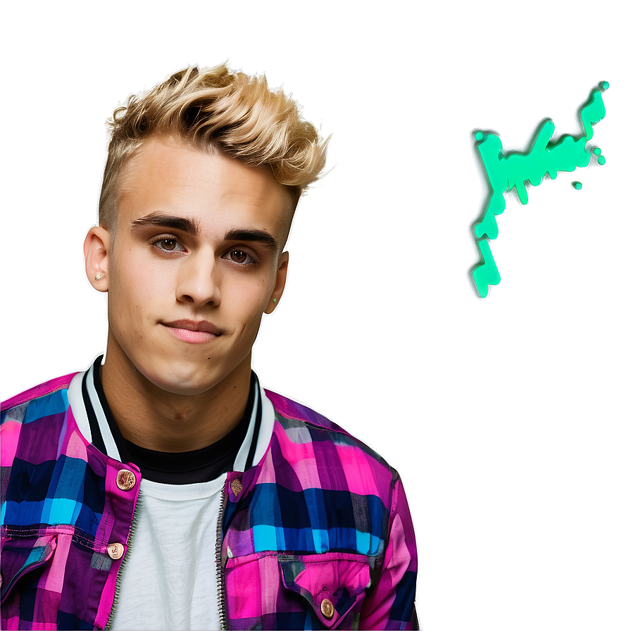 Jake Paul Plaid Jacket Portrait