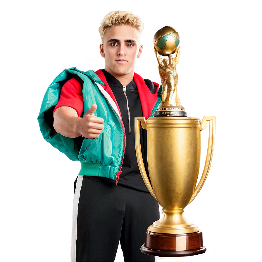 Jake Paulwith Trophy