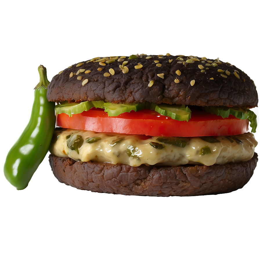 Jalapeno Burger Png 96