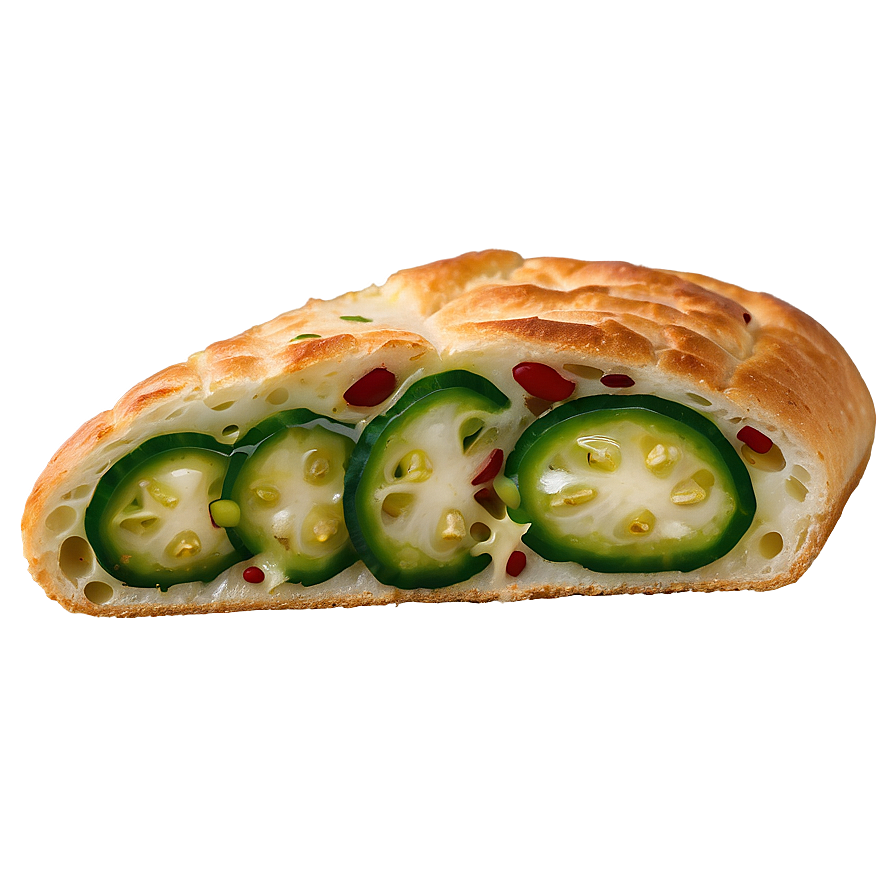 Jalapeno Cheese Bread Slice Png Tsm53