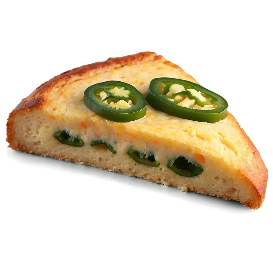 Jalapeno Cheese Bread Slice Png Wct