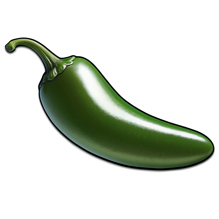 Jalapeno Pepper Icon Png Qax1