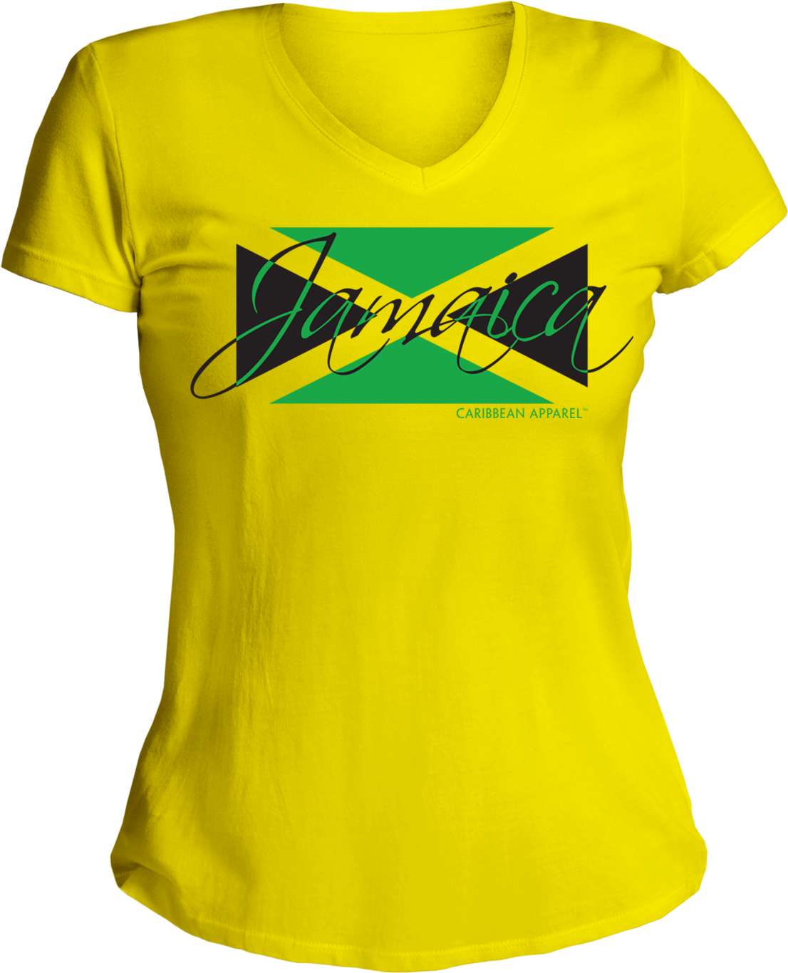Jamaica Caribbean Apparel Yellow Tshirt