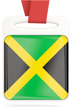 Jamaican Flag Badge