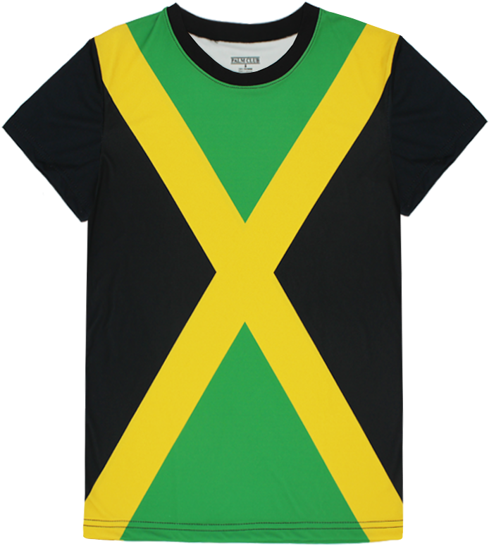 Jamaican Flag Design T Shirt