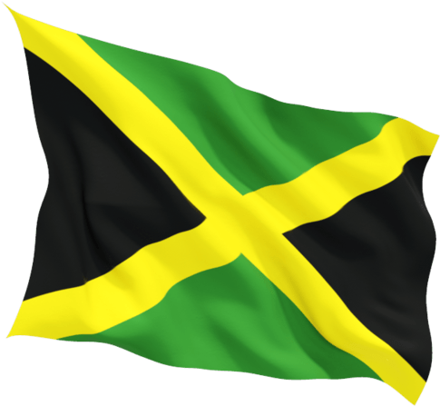 Jamaican Flag Waving