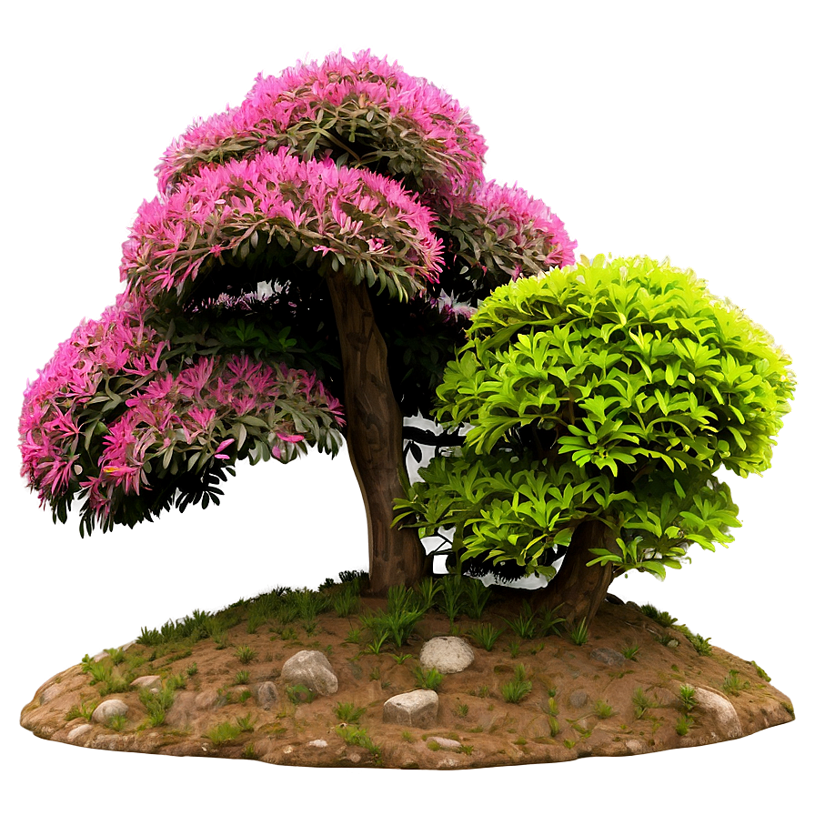 Japanese Garden Shrubs Png Dgq