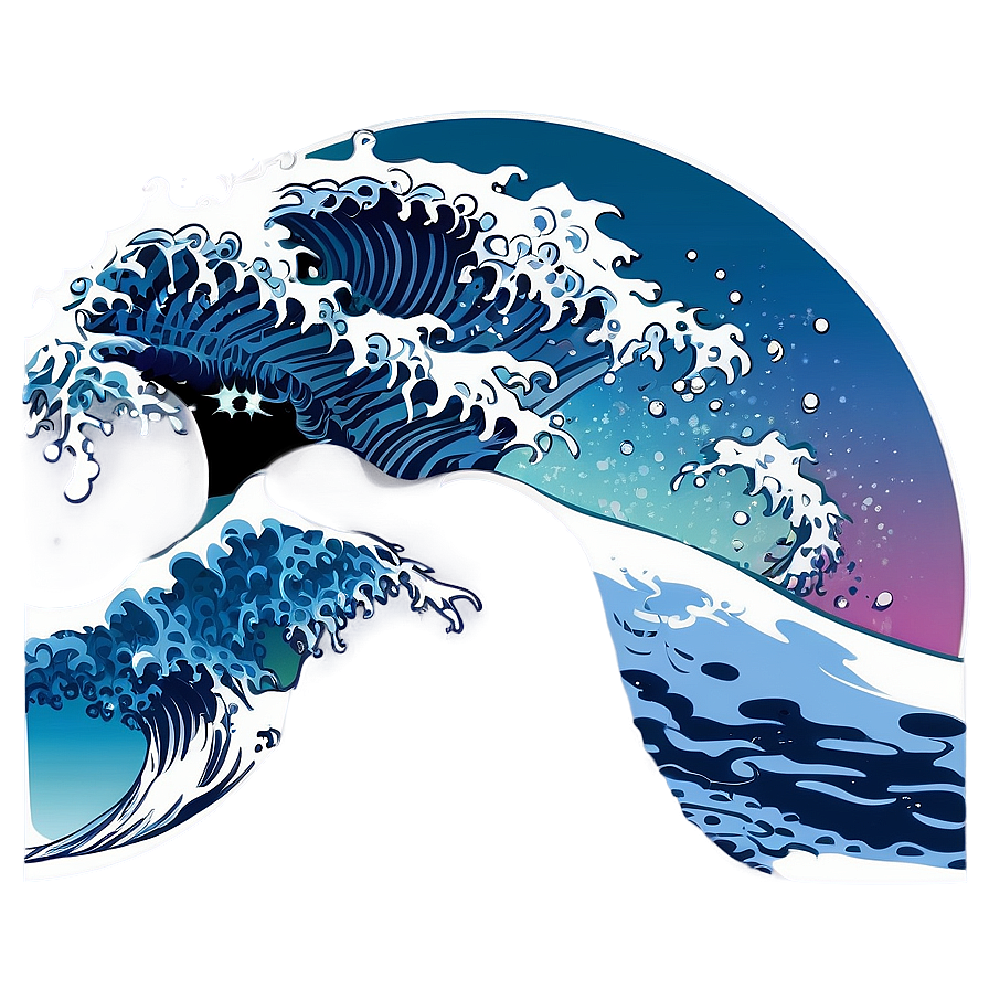 Japanese Sea Wave Png Lnj79