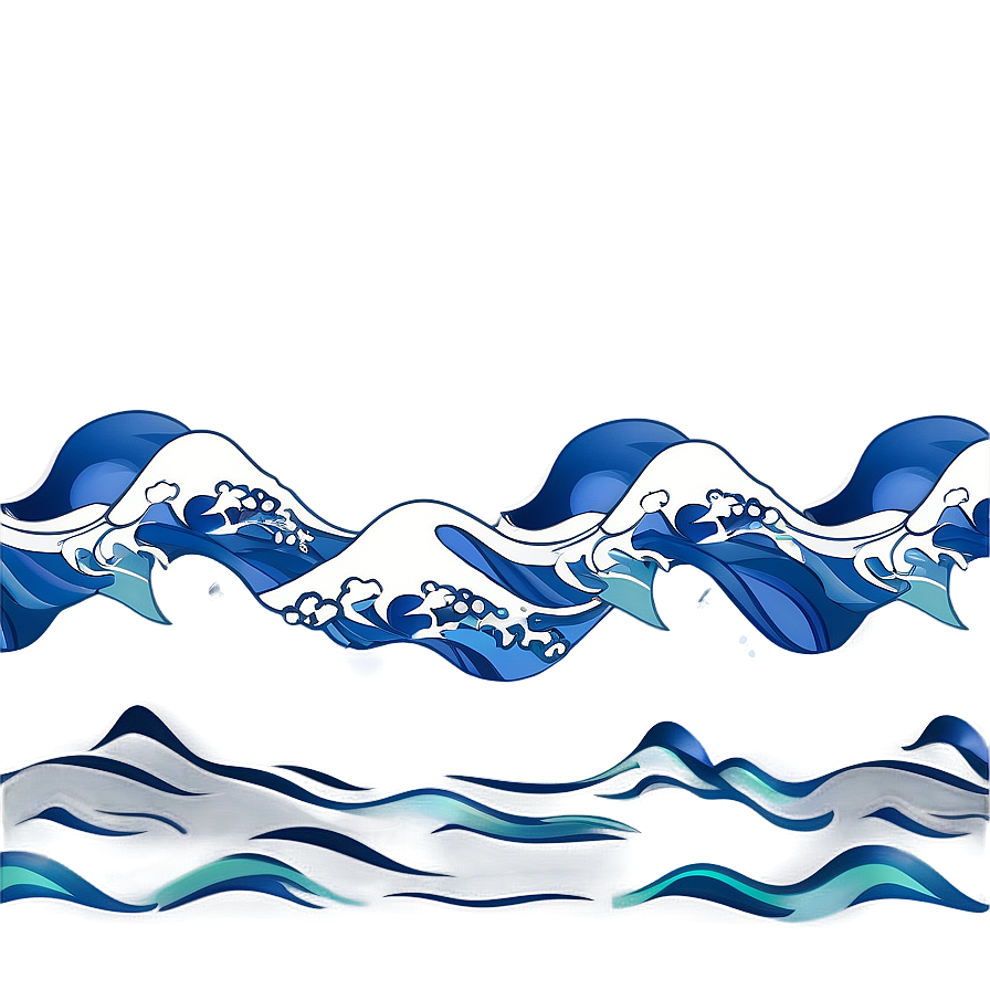 Japanese Wave Pattern Png 06272024