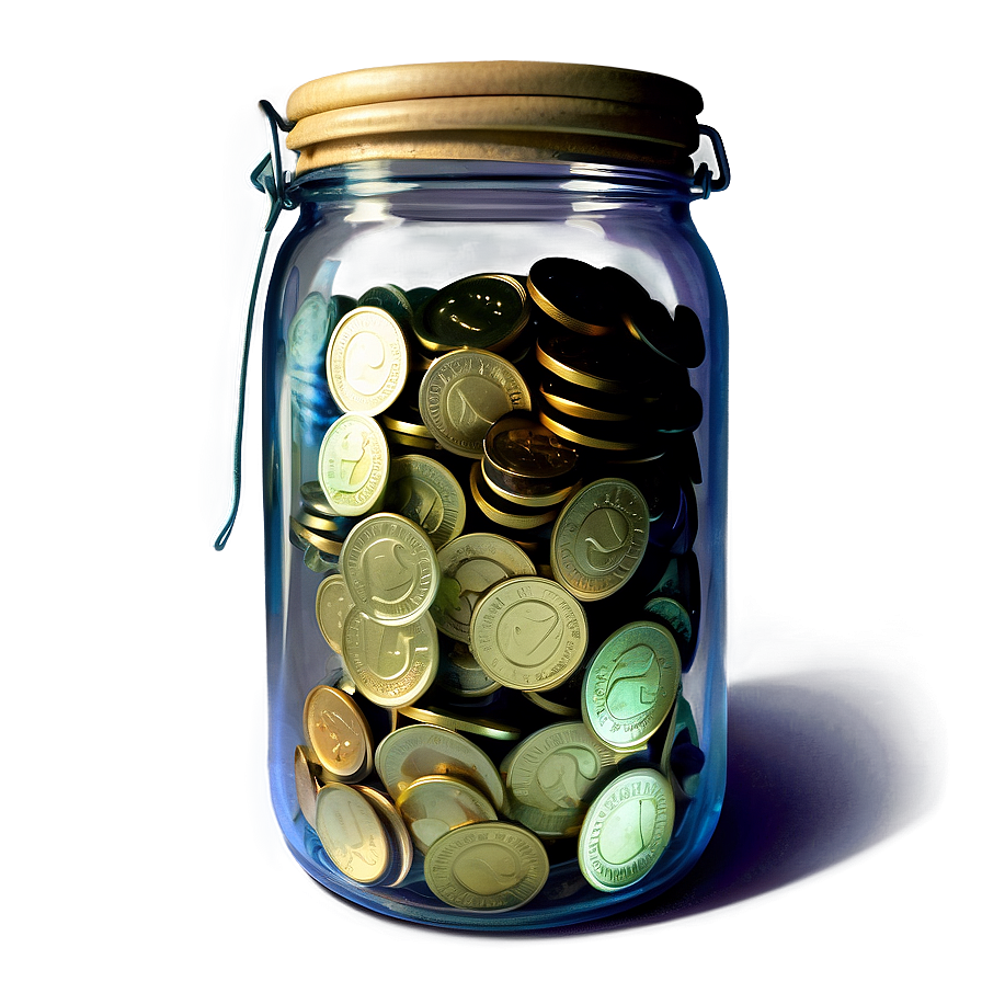 Jar Of Coins Png 26