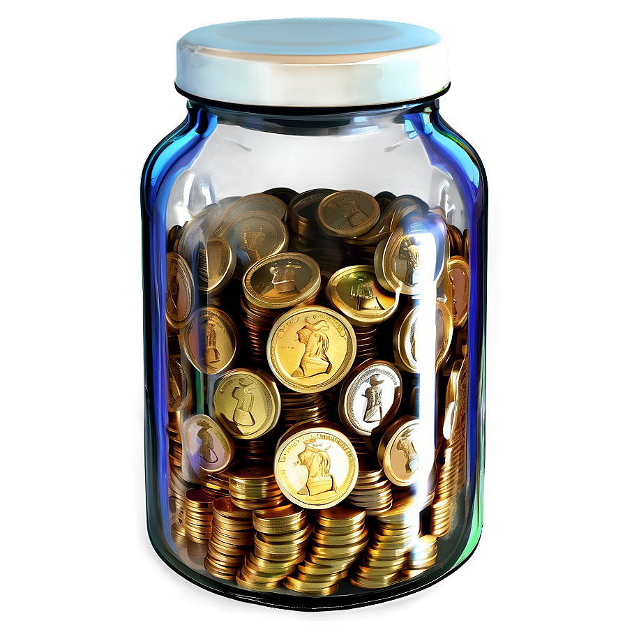 Jar Of Coins Png Lcc