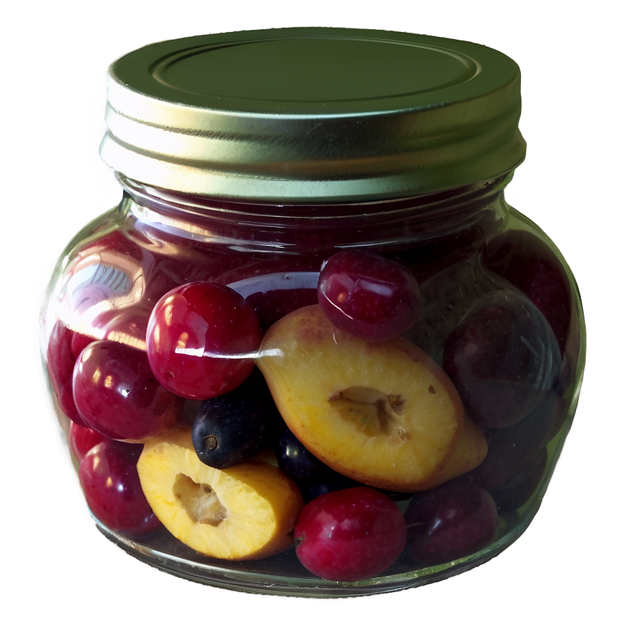 Jar Of Preserved Fruit Png 2