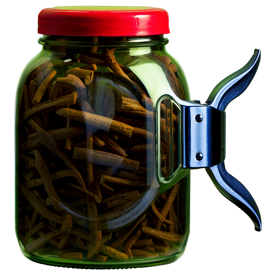Jar With Clamp Lid Png 05242024