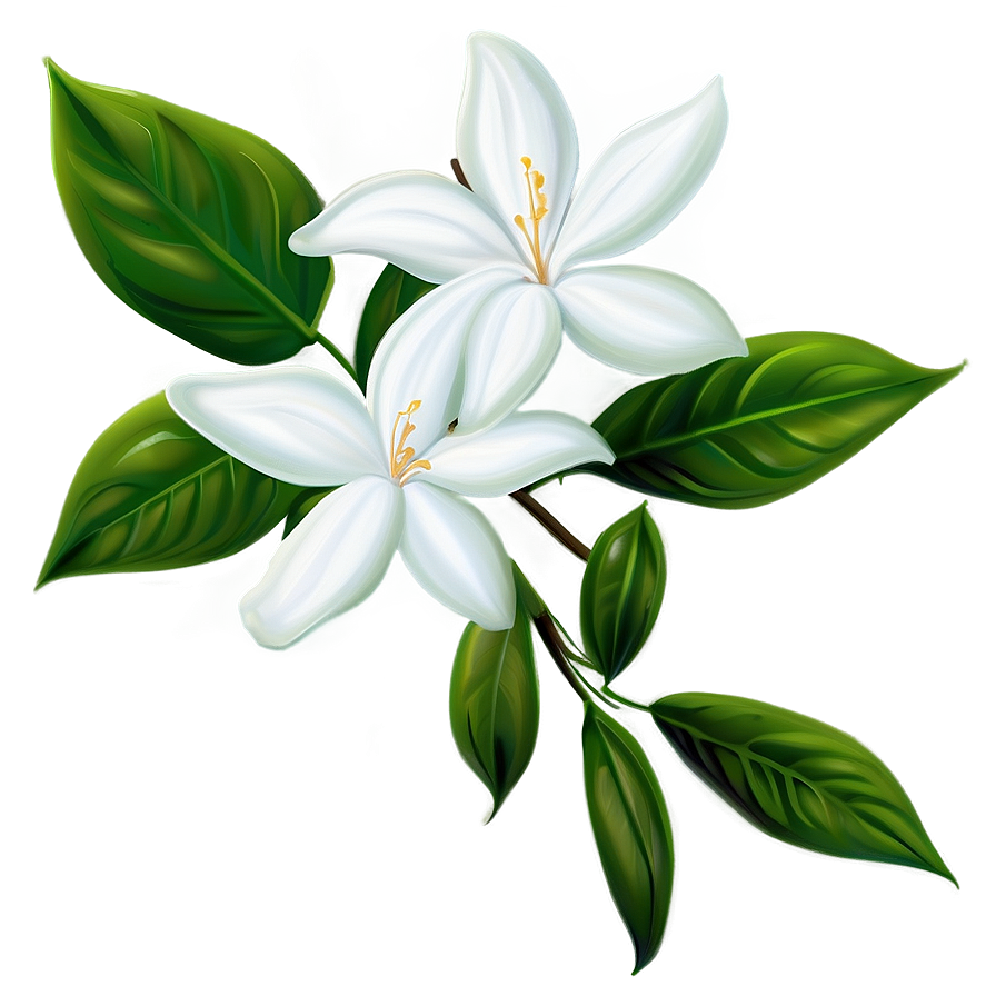 Jasmine Night Flower Png Smk77