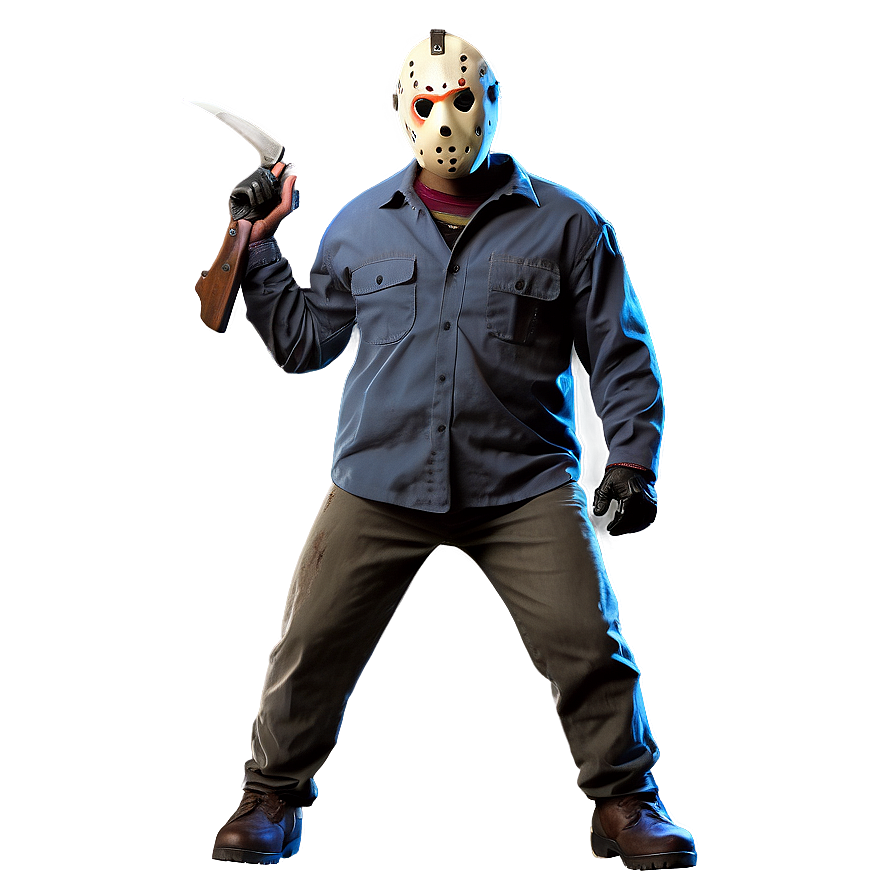 Jason Voorhees Chase Scene Png Non