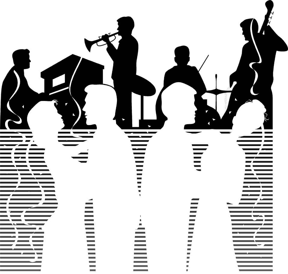 Jazz Concert Silhouette