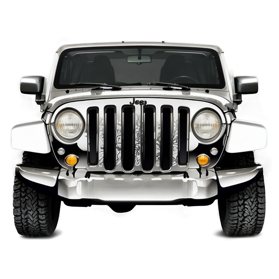 Jeep Grill Art Png Gdj68