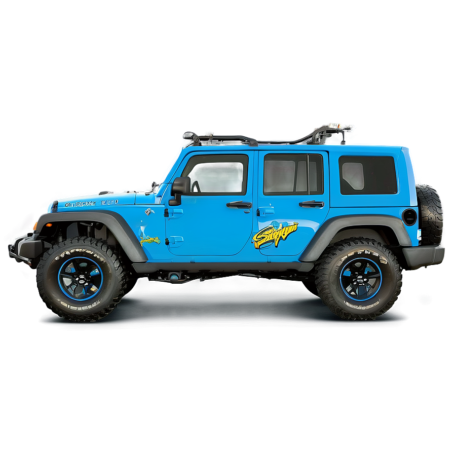 Jeep With Custom Paint Png 05062024