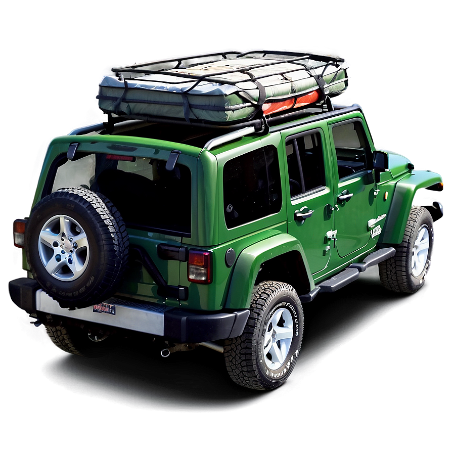 Jeep With Roof Rack Travel Png 05062024