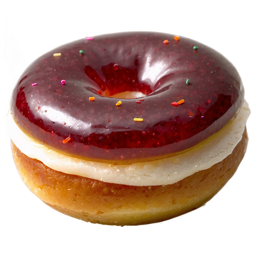 Jelly Filling Doughnut Png 06132024