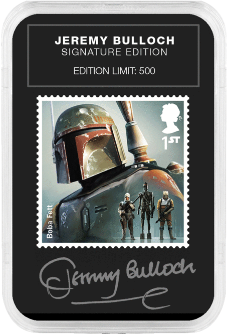 Jeremy Bulloch Signed Boba Fett Stamp