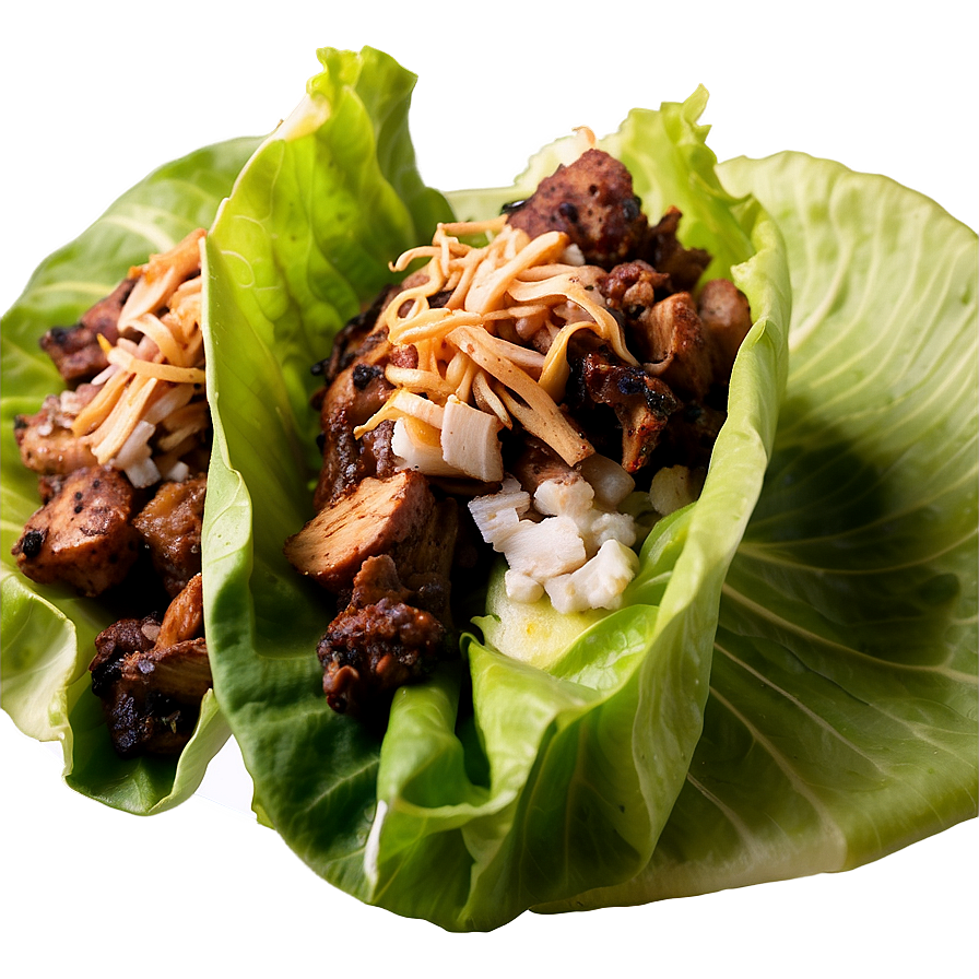 Jerk Chicken Lettuce Wraps Png Shx