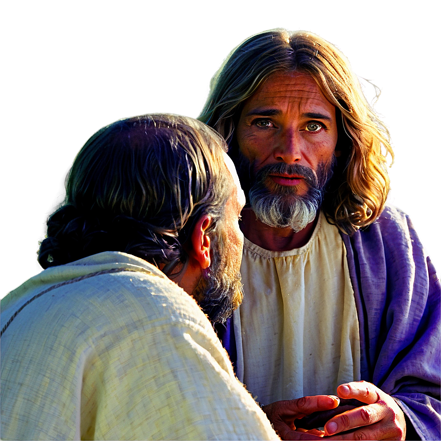 Jesus And Nicodemus Png 05032024