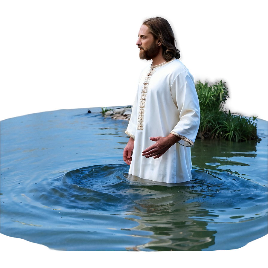 Jesus Baptism By John Png 4