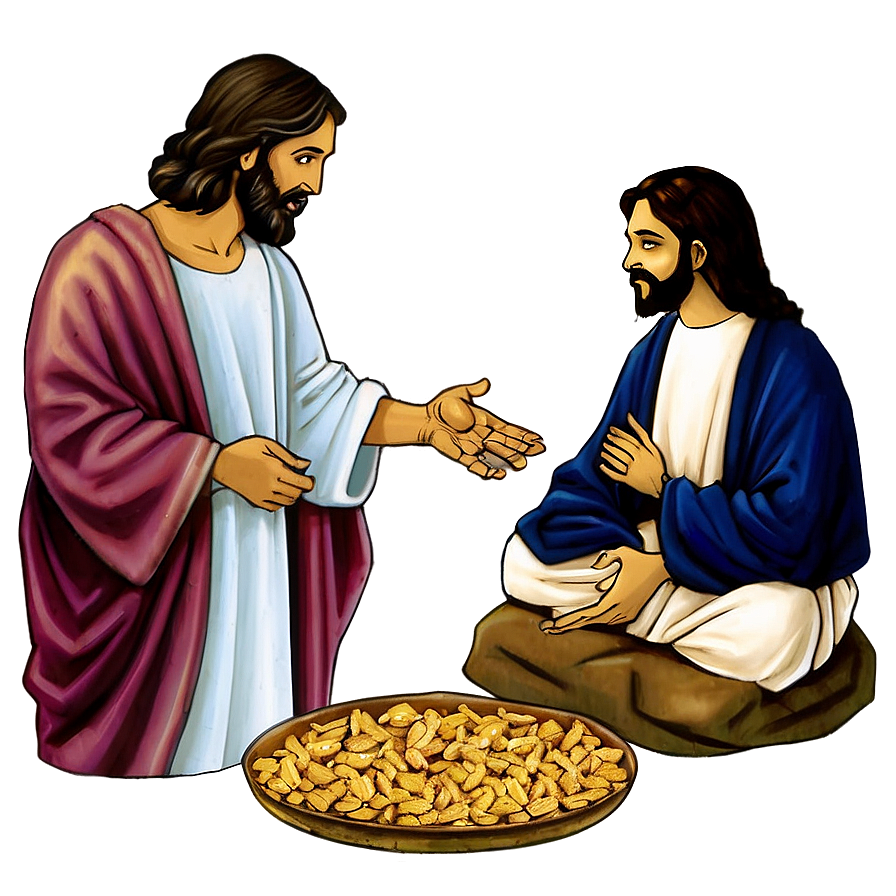 Jesus Feeding The 5000 Png Nrb65