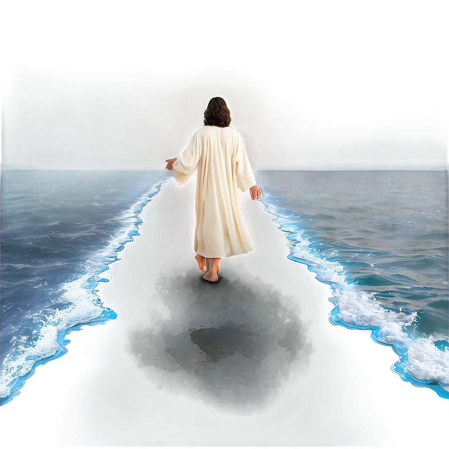 Jesus Walking On Water Png 63