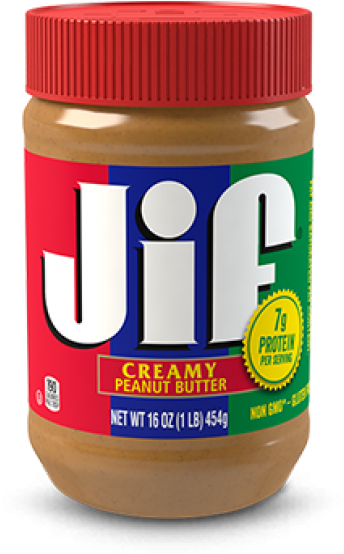 Jif Creamy Peanut Butter Jar