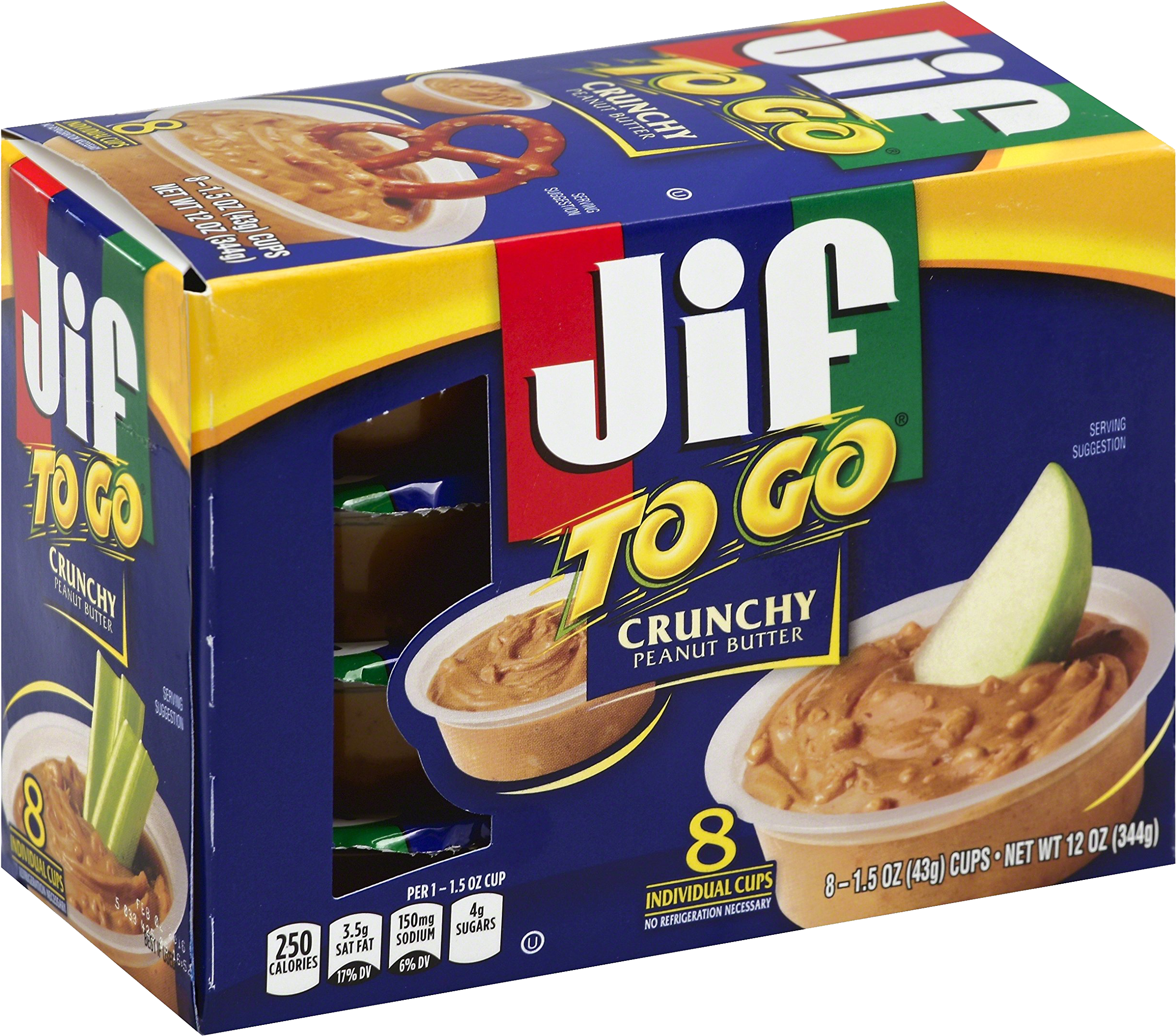 Jif To Go Crunchy Peanut Butter Packaging