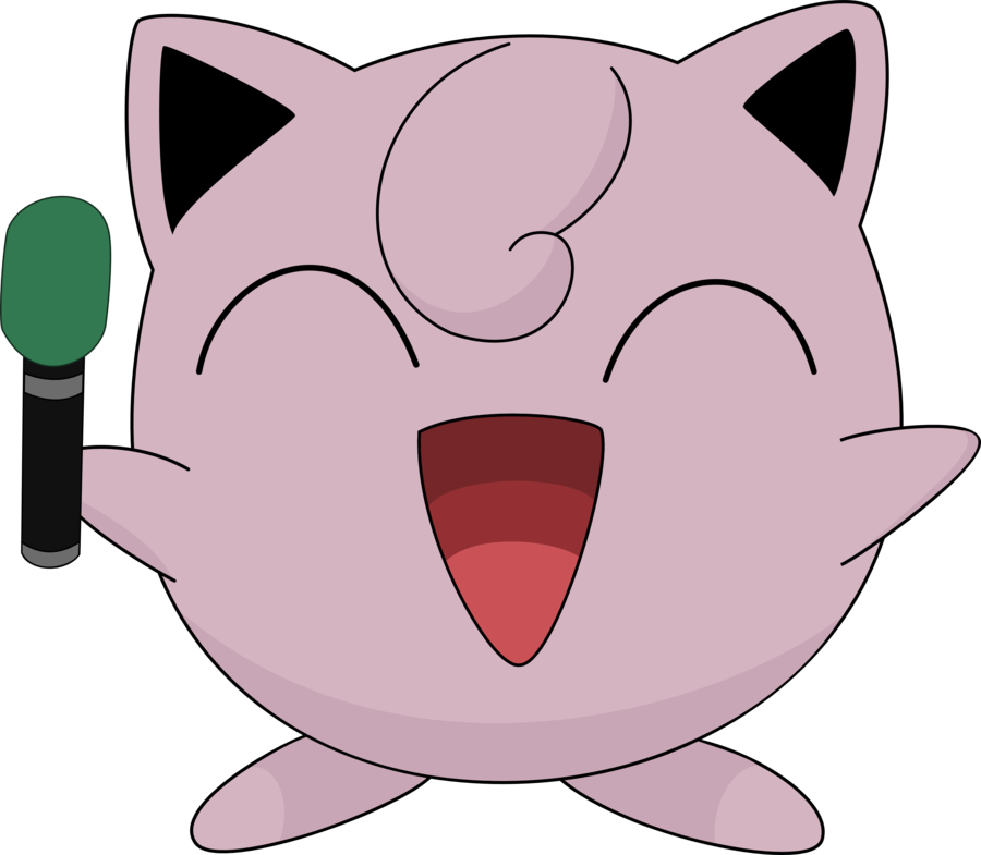 Jigglypuff Singing With Microphone