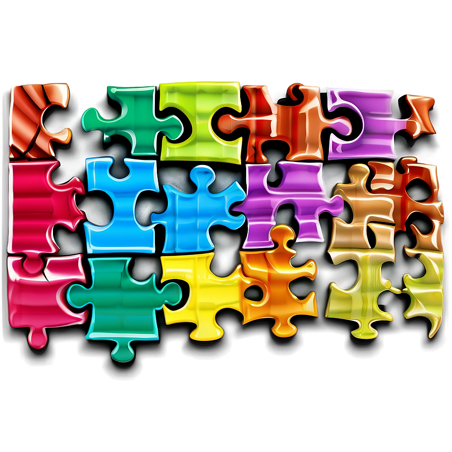 Jigsaw Puzzle Completion Celebration Png 75