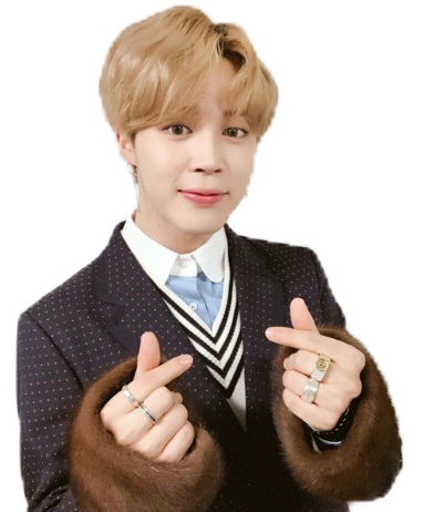 Jimin Finger Hearts Gesture