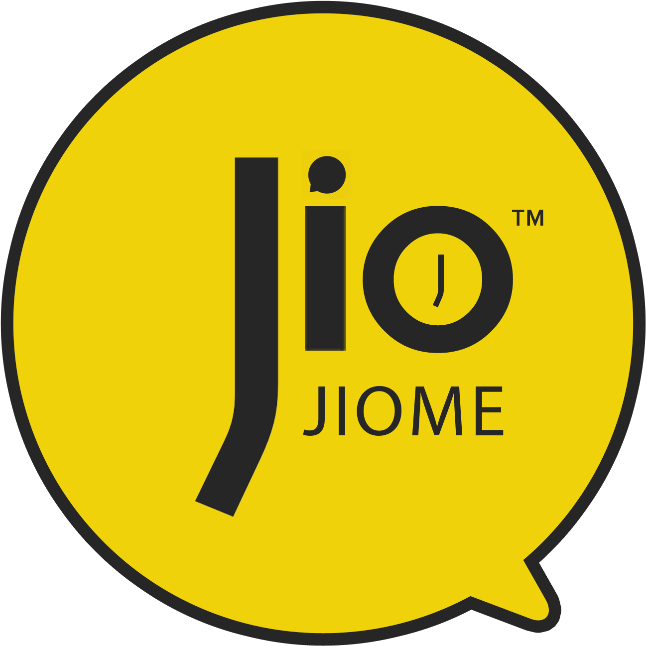 Jio Logo Yellow Background