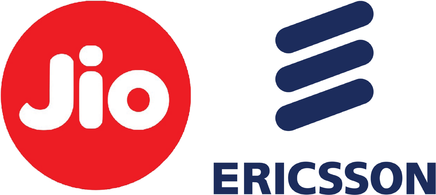 Jioand Ericsson Partnership Logo
