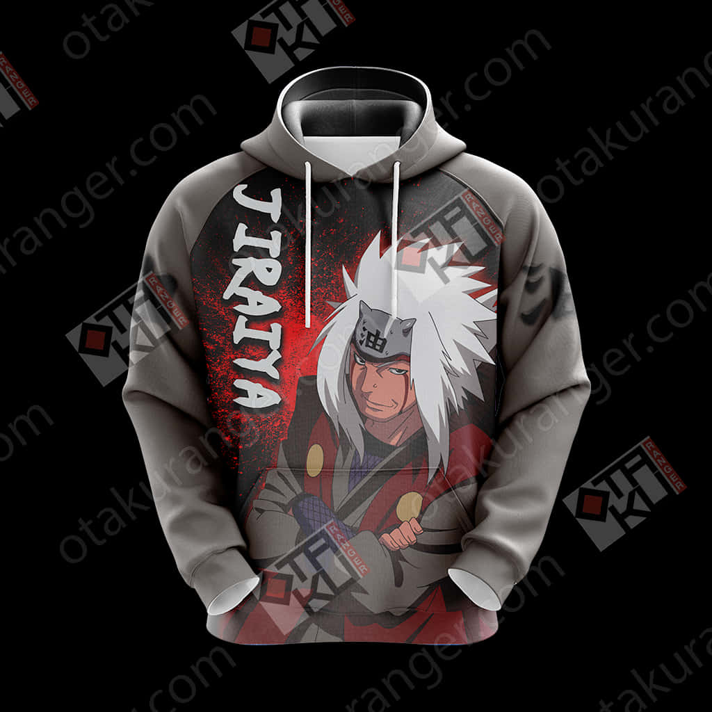 Jiraiya Naruto Anime Hoodie Design