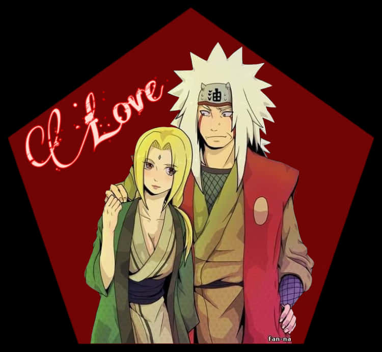 Jiraiyaand Tsunade Anime Love Illustration