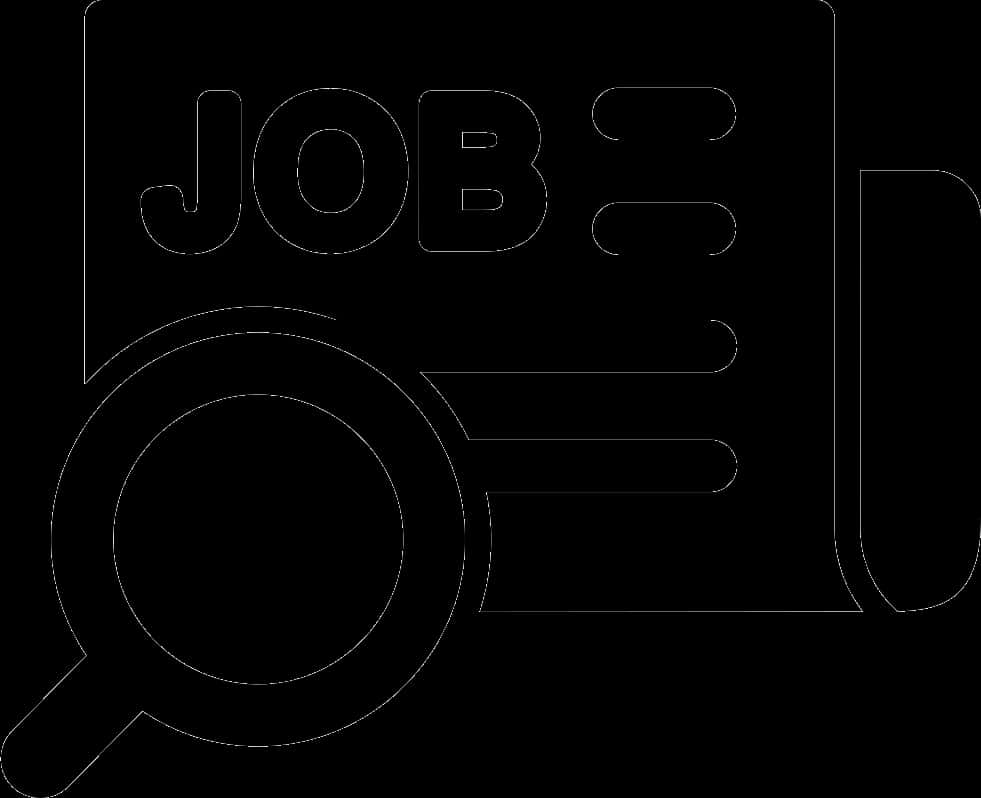 Job Search Icon Outline