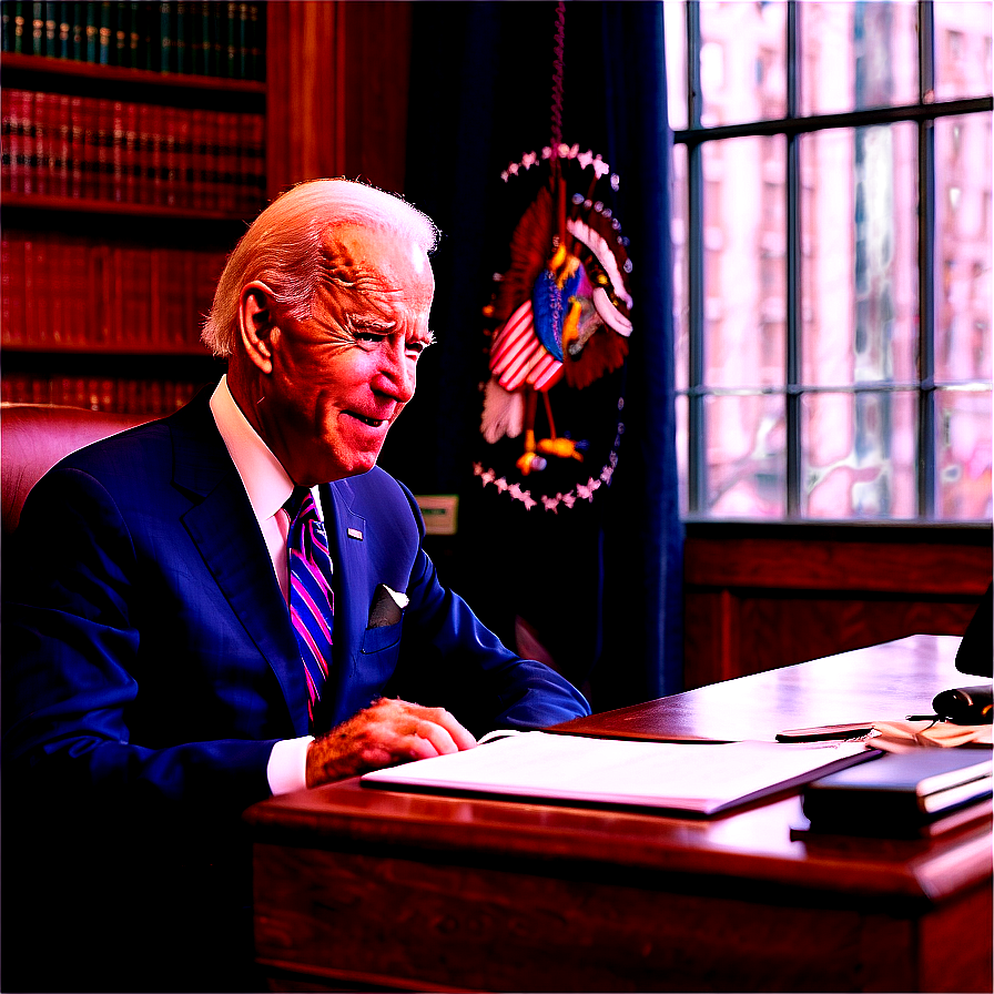 Joe Biden In Office Png Vys62