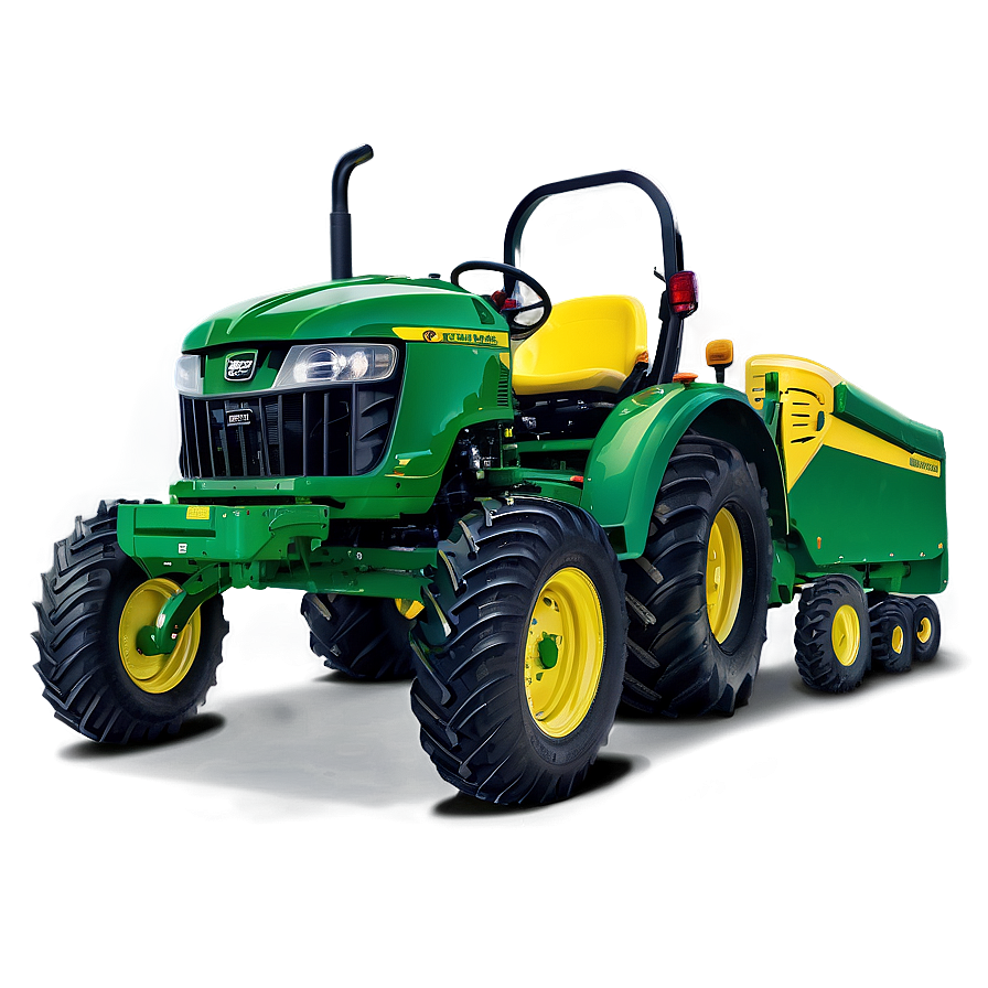 John Deere Compact Tractor Graphic Png Fwj