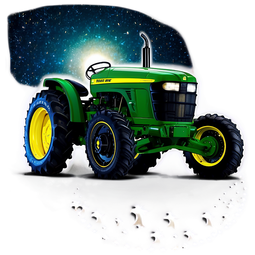 John Deere Tractor Under The Stars Png Mae