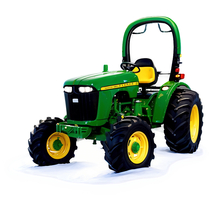 John Deere Tractor With Christmas Lights Png Mie99