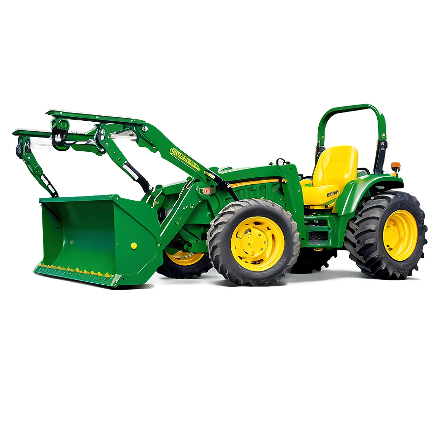 John Deere Tractor With Loader Png 47