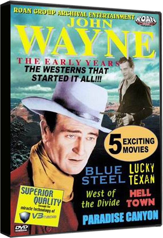 John Wayne The Early Years D V D Cover