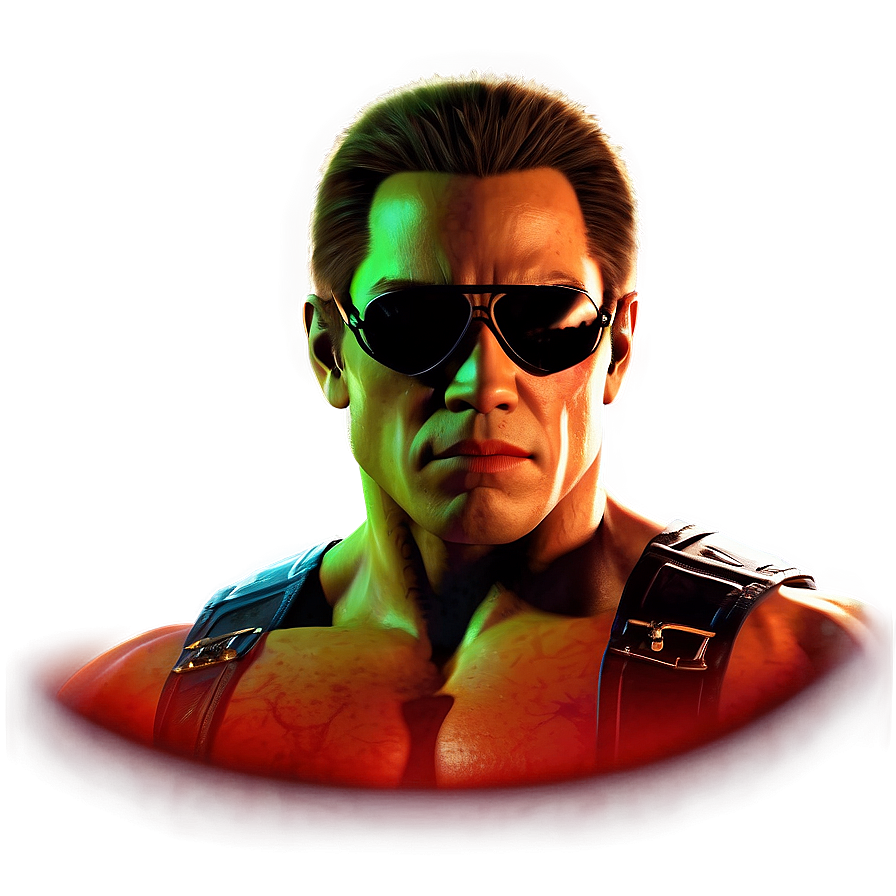 Johnny Cage Game Cover Art Png Eyx