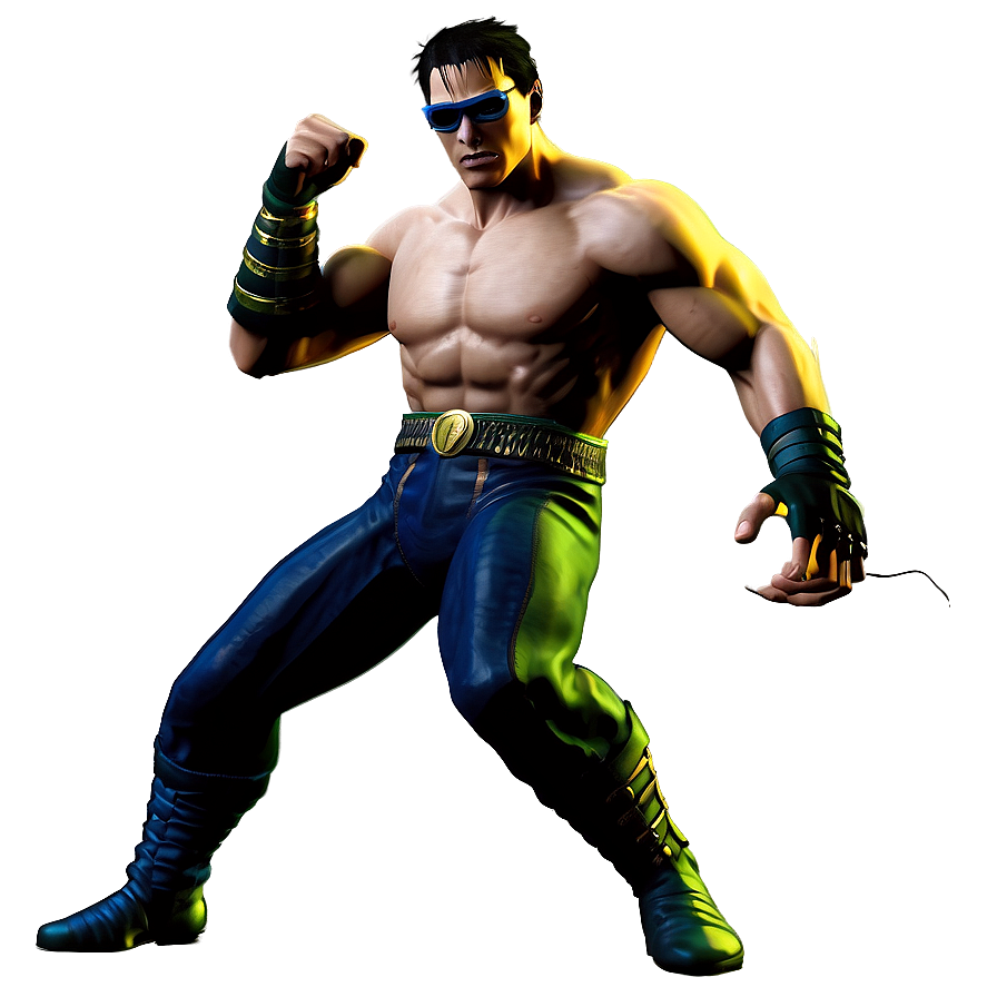 Johnny Cage In Mortal Kombat Tournament Png 30